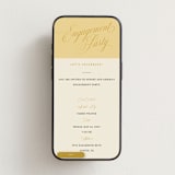 "Bloom" - Online Engagement Party Invitations in Island Citrus by Morgan Kendall - Mobile layout