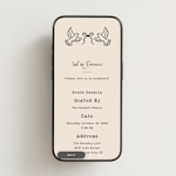 "Vintage Romance" - Online Engagement Party Invitations in Buttercream by Rina Ozum - Mobile layout