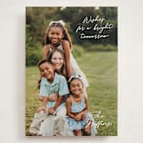 "Simple Nostalgia" - Holiday Cards in Snow by Lisa Assenmacher - Front