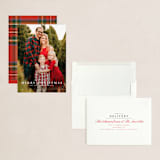 "The Merriest of Days" - Holiday Cards in Snowflake by Wildfield Paper Co - Assembled