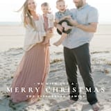 "The Merriest of Days" - Holiday Cards in Snowflake by Wildfield Paper Co - Detail