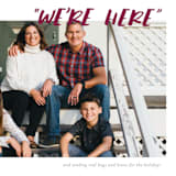 "conversational design" - Holiday Cards in Cranberry by amanda lawrence - Detail