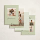 "Roland Park" - Holiday Cards in Mint by Erin L. Wilson - Back of Card Options