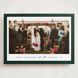 "Colored Edge" - Holiday Cards in Hunter by Jennifer Postorino - Front