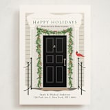 "From our home to yours" - Holiday Cards in Midnight by Susan Moyal - Front