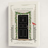 "From our home to yours" - Holiday Cards in Midnight by Susan Moyal - Folded Card