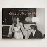 "Classy Cheer" - Holiday Cards in Apricot by Ekko Studio - Front