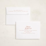 "Classy Cheer" - Holiday Cards in Apricot by Ekko Studio - FREE Recipient Addressing