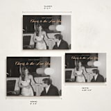 "Classy Cheer" - Holiday Cards in Apricot by Ekko Studio - Formats Available