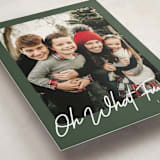 "Oh what fun script" - Holiday Cards in Forest by Karidy Walker - Detail