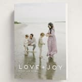 "love joy" - Holiday Cards in Snow by Kate Ross - Folded Card