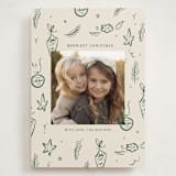 "Happy Little Holidays" - Holiday Cards in Pine by Ani Somi - Front