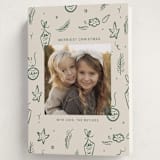 "Happy Little Holidays" - Holiday Cards in Pine by Ani Somi - Folded Card