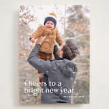 "Bright and New" - Holiday Cards in Sugar by Kimberly Morgan - Front