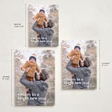 "Bright and New" - Holiday Cards in Sugar by Kimberly Morgan - Formats Available