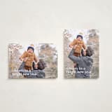 "Bright and New" - Holiday Cards in Sugar by Kimberly Morgan - Photo Orientation Options