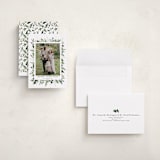 "Classic Greenery" - Holiday Cards in Winter Berry by Susan Moyal - Assembled