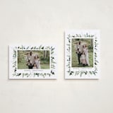 "Classic Greenery" - Holiday Cards in Winter Berry by Susan Moyal - Photo Orientation Options