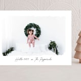 "Great Tidings of Joy" - Holiday Cards in Pitch by That Girl Press - Front