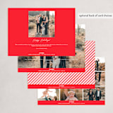 "Great Tidings of Joy" - Holiday Cards in Pitch by That Girl Press - Back of Card Options