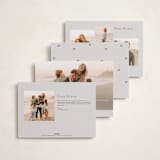 "Little bows" - Holiday Cards in Vanilla by Lea Delaveris - Back of Card Options