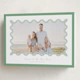 "Party Squiggle" - Holiday Cards in Spearmint by Blustery August - Folded Card