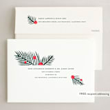 "White Berries" - Holiday Cards in Persimmon by Cricket and Bee - FREE Recipient Addressing