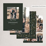 "b l e s s i n g s" - Holiday Cards in Snow by Aspacia Kusulas - Back of Card Options