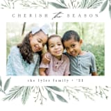 "Merry Meadow" - Holiday Cards in Snow by Amy Kross - Detail