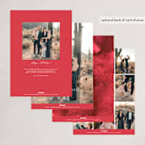 "Winters Meander" - Holiday Cards in Crimson by Itsy Belle Studio - Back of Card Options