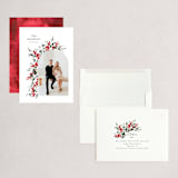 "Winters Meander" - Holiday Cards in Crimson by Itsy Belle Studio - Assembled