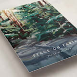 "Peaceful Forest" - Holiday Cards in Wintermint by Holly Whitcomb - Detail
