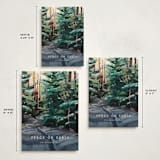 "Peaceful Forest" - Holiday Cards in Wintermint by Holly Whitcomb - Formats Available