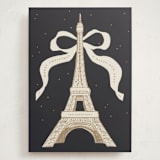 "Eiffel" - Holiday Cards in Champagne by Gwen Bedat - Front