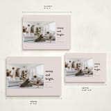 "Messy & Bright" - Holiday Cards in Blush by Iveta Angelova - Formats Available