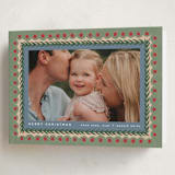 "Primary" - Holiday Cards in Olive by Amy Kross - Folded Card