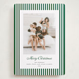 "Mini Cabana Stripes" - Holiday Cards in Pine by Erika Firm - Front