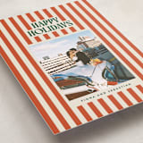 "Bold & Bright" - Holiday Cards in Mistletoe by Ekko Studio - Detail