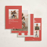 "Aperitivo" - Holiday Cards in Stocking by Megan Davis - Back of Card Options