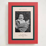 "Classic Wrap" - Holiday Cards in Candied Apple by Annie Clark - Front