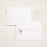 "Classic Wrap" - Holiday Cards in Candied Apple by Annie Clark - FREE Recipient Addressing