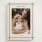 "Elegant overlap" - Holiday Cards in Golden by Stacey Meacham - Front