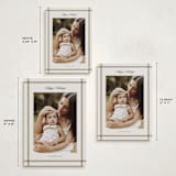 "Elegant overlap" - Holiday Cards in Golden by Stacey Meacham - Formats Available