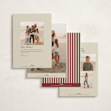 "Vintage photo card" - Holiday Cards in Berry by Maja Cunningham - Back of Card Options
