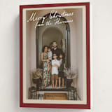 "Vintage photo card" - Holiday Cards in Berry by Maja Cunningham - Folded Card