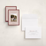 "Cranberry Sauce" - Holiday Cards in Cranberry Sauce by Blustery August - Assembled