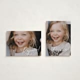 "Joyful Expression" - Holiday Cards in Snow by Leia Matt - Photo Orientation Options