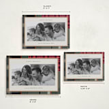 "Antiqued Plaid" - Holiday Cards in Rustic by Makewells - Formats Available