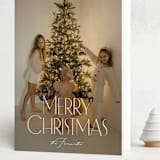 "Noël classique" - Holiday Cards in Frost by Benita Crandall - Folded Card