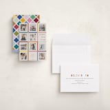"a year of colors" - Holiday Cards in Rainbow by lulu and isabelle - Assembled